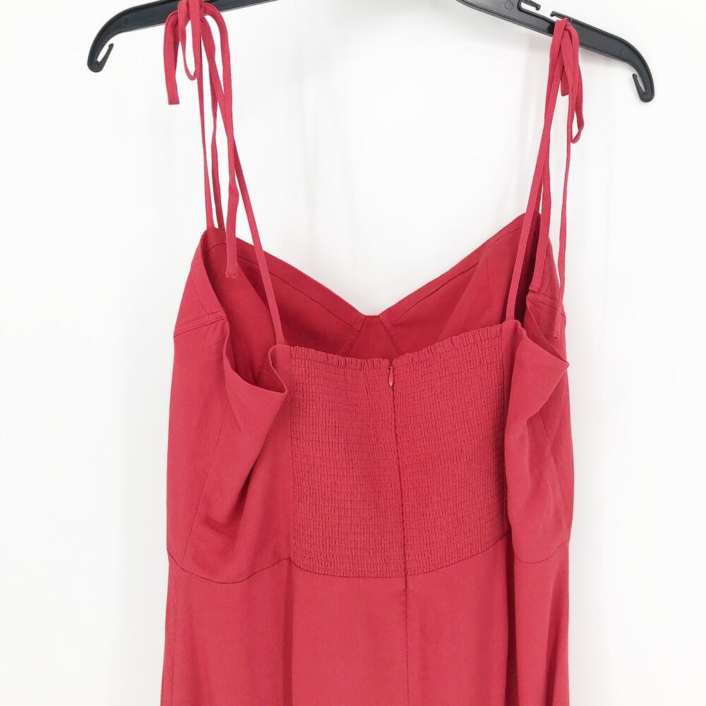 Sunday Best Women's Maxwell Dress Large Bustier Ruffle Smocked Adjustable Ties - Picture 8 of 10